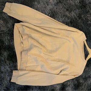 H&M Relaxed Fit Beige Sweatshirt